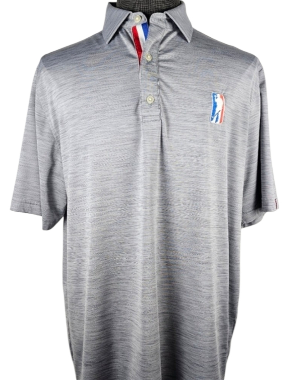 USAG U Suck At Golf Men's Poly Blend Polo Casual Sport Size L